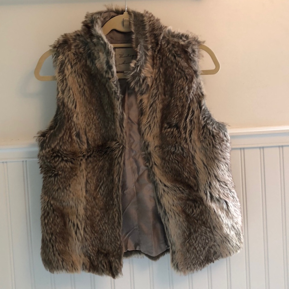 Vintage Havana Fur Vest